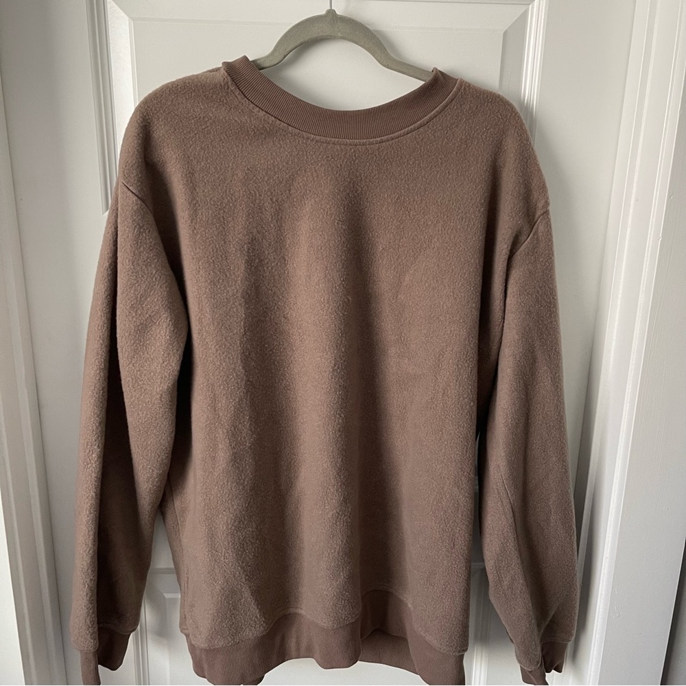 if it were me neutral crewneck sweatshirt